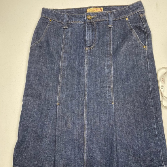 liquid Denim - Liquid jeans skirt 29